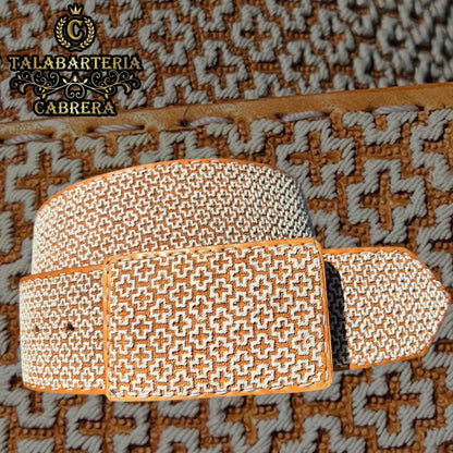 Cinturón Piteado Diseño Mil Cruces