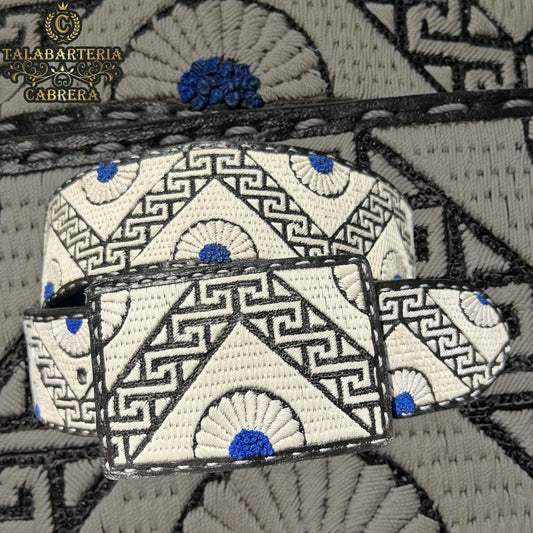 Cinturón de Pita, Diseño Grecas en Pirámide