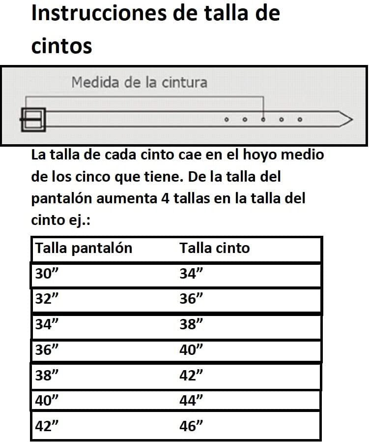 Cinto labrado diseño rameado