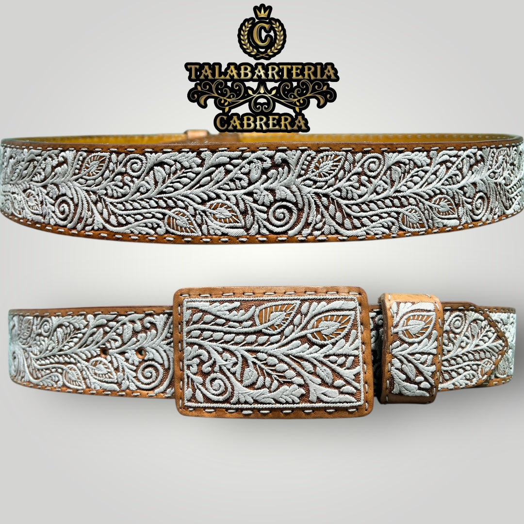 Cinto Piteado Rameado con hojas