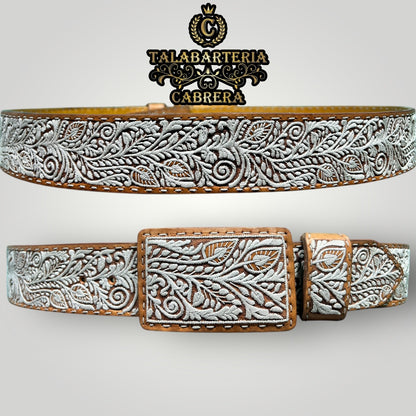 Cinto Piteado Rameado con hojas