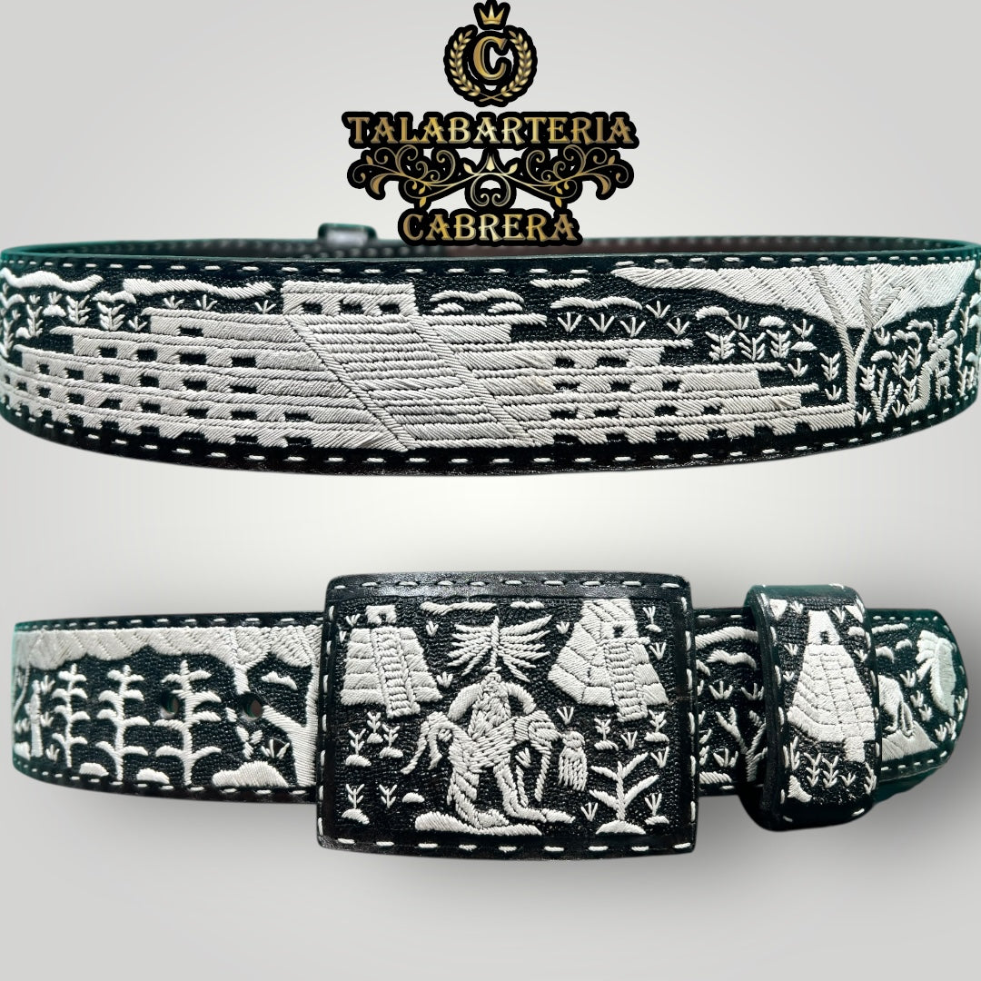 Cinto piteado de los aztecas