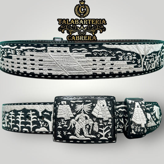 Cinto piteado de los aztecas