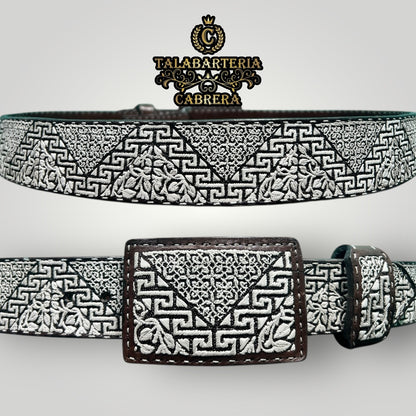 Cinturón piteado de Grecas cadeneado