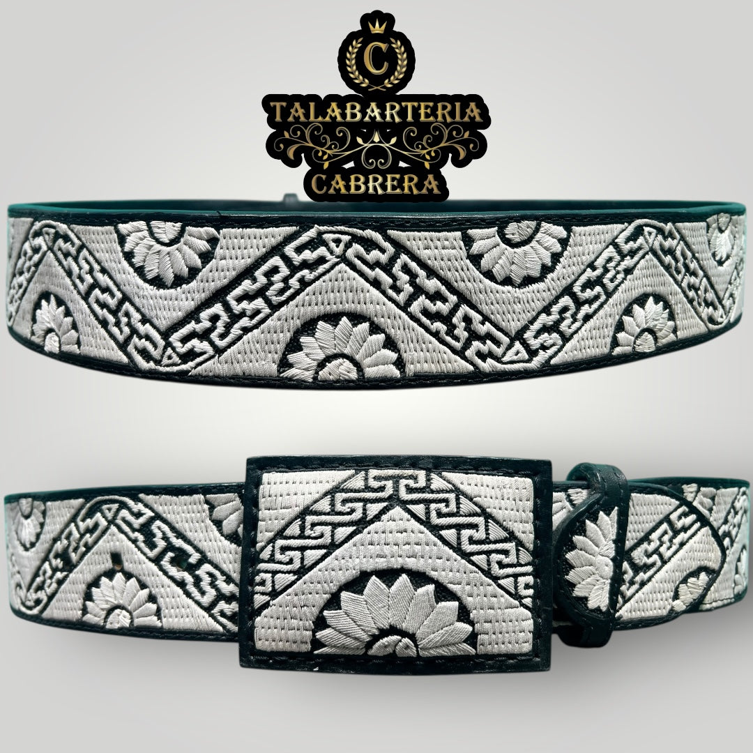 Cinto piteado Pirámides con soles