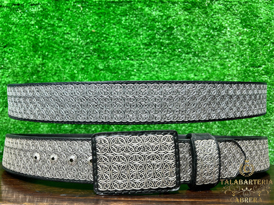 Cinturón de Hilo de Plata