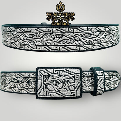 Cinto Piteado de Ramas con Grecas