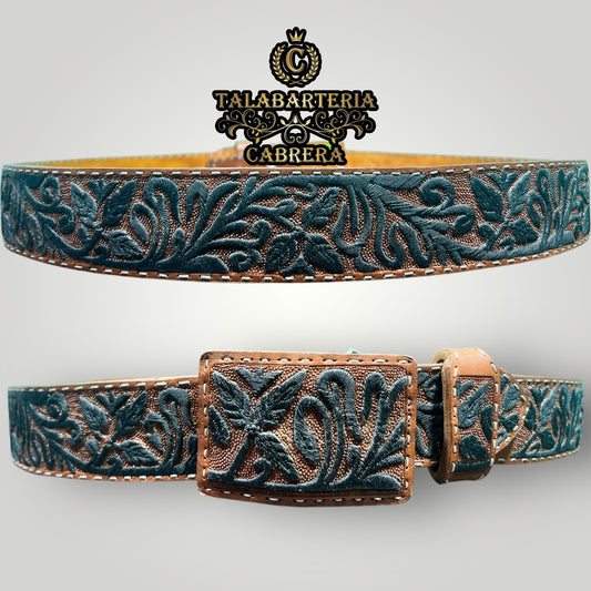 Cinto de pita negra Rameado