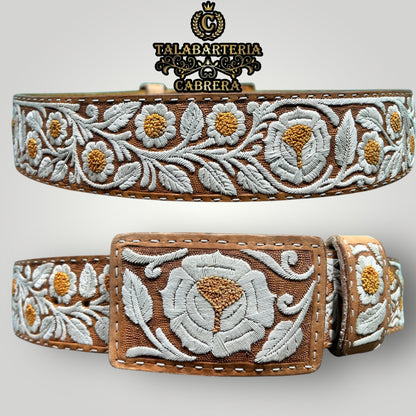 Cinto piteado de Ramas con Flores