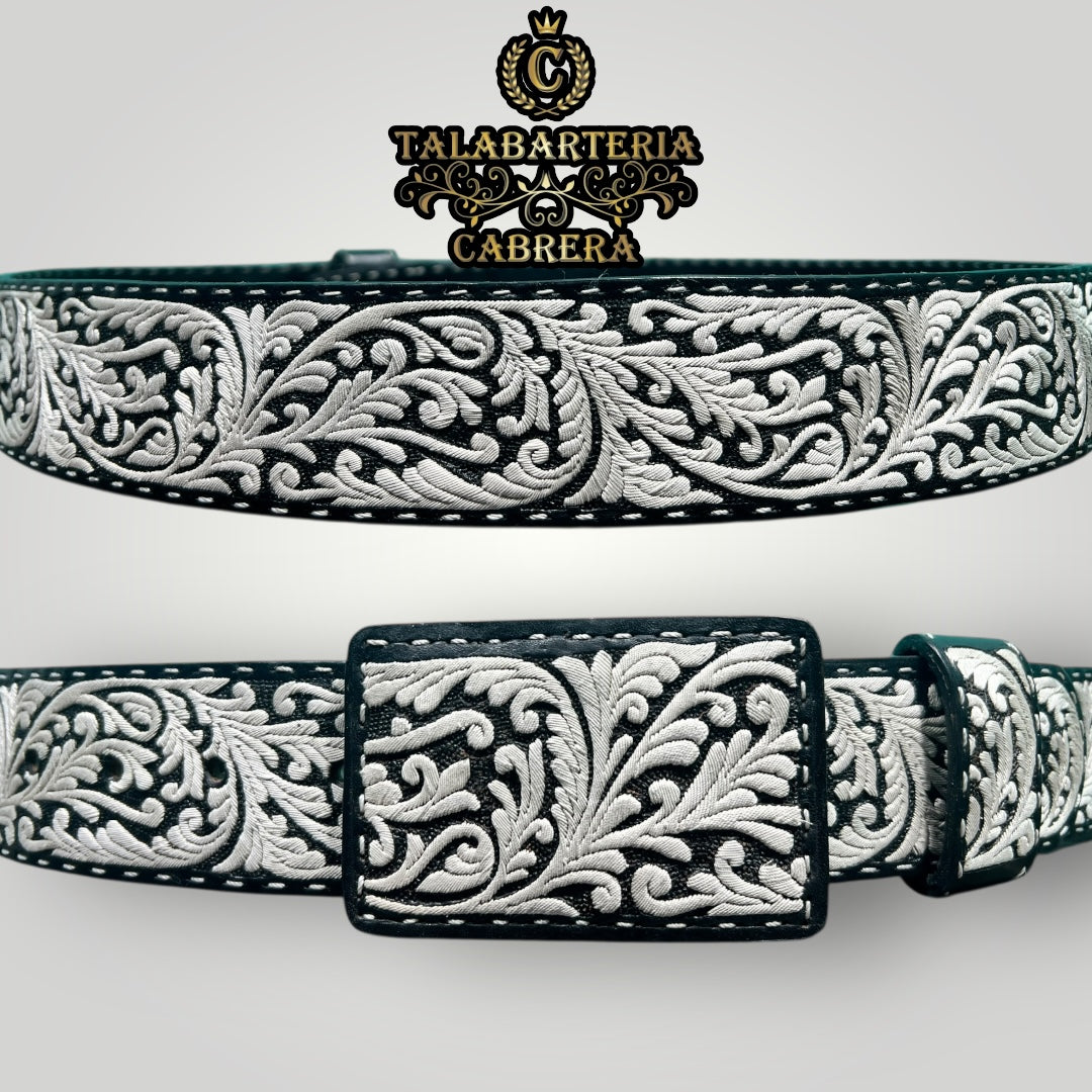 Cinturón Piteado, Diseño Rameado Español