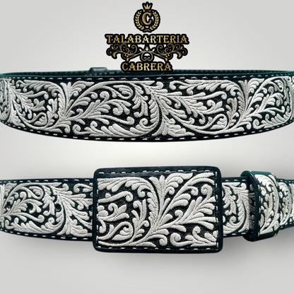 Cinturón Piteado, Diseño Rameado Español