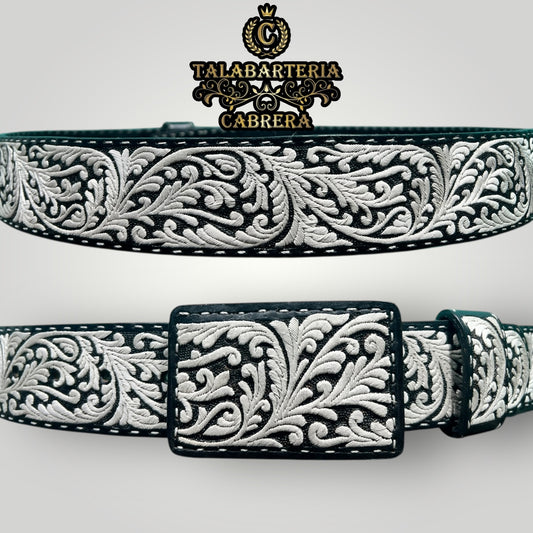 Cinturón Piteado, Diseño Rameado Español