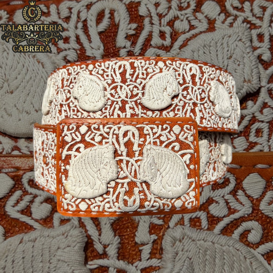 Cinturón Piteado, Diseño Caballos Montados