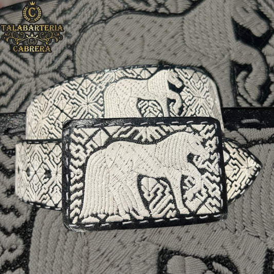 Cinturón Piteado, Diseño Igriegas con Caballo