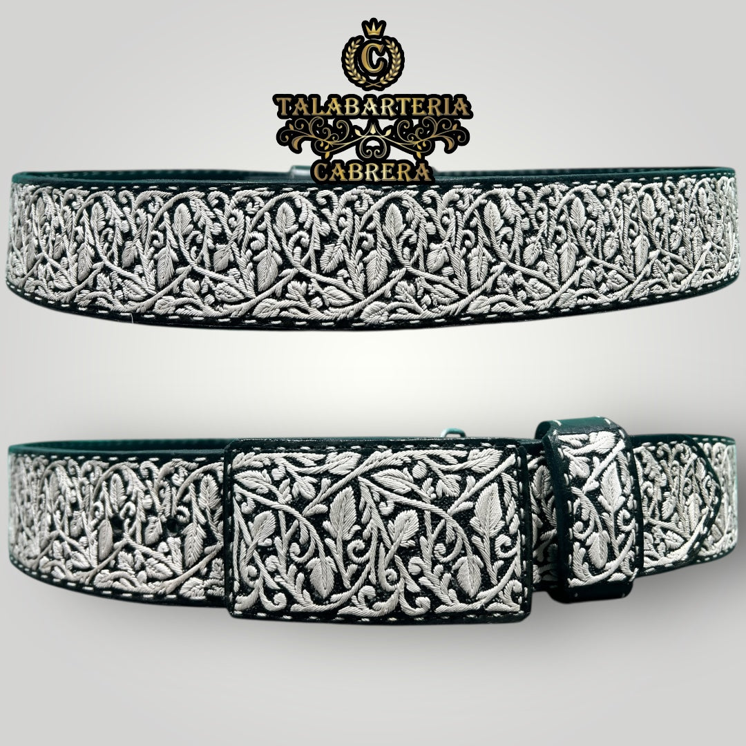 Cinto piteado Rameado con hojas