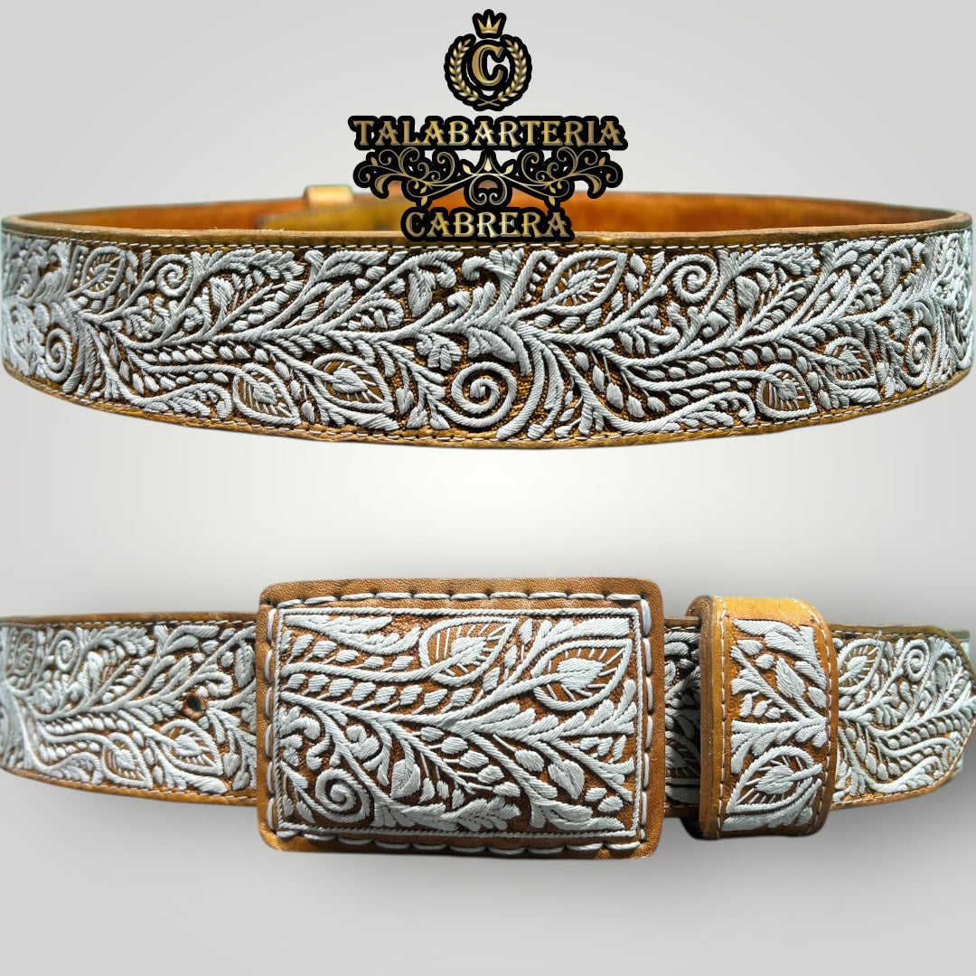 Cinto Piteado Rameado con hojas