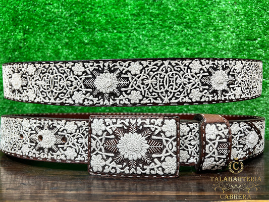 Cinto Piteado Rameado Floral
