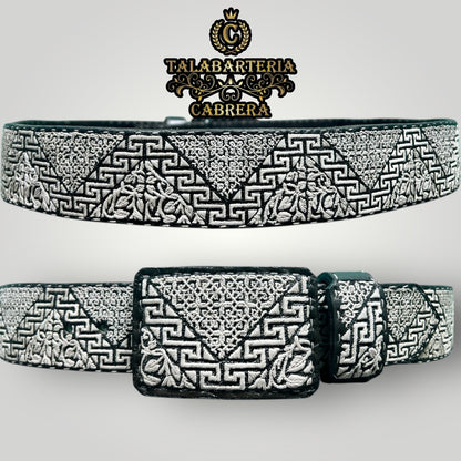 Cinturón piteado de Grecas cadeneado